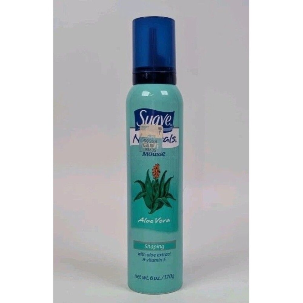 Vintage Suave Naturals Aloe Vera Hair Mousse 6 oz FULL Unused Discontinued